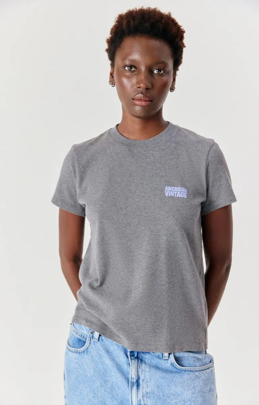 AMERICAN VINTAGE Ykobow T-Shirt - Graniet