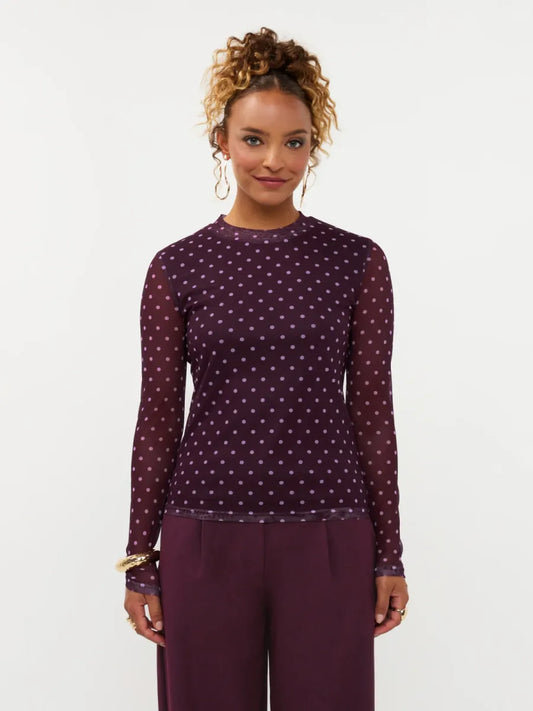 Ydence Top Bailey - Plum