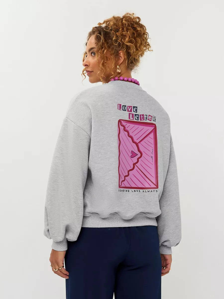 Ydence Sweater Love Letter
