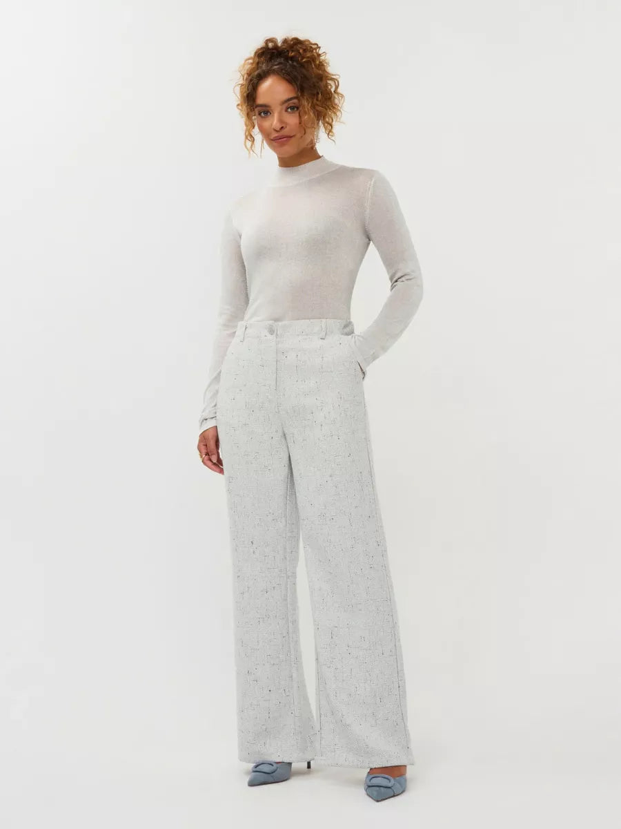 Ydence Pants Leona - Ecru Grey
