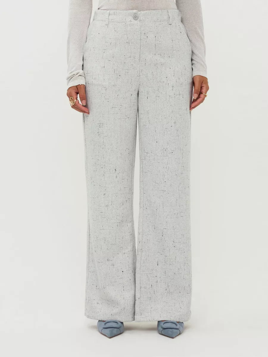 Ydence Pants Leona - Ecru Grey