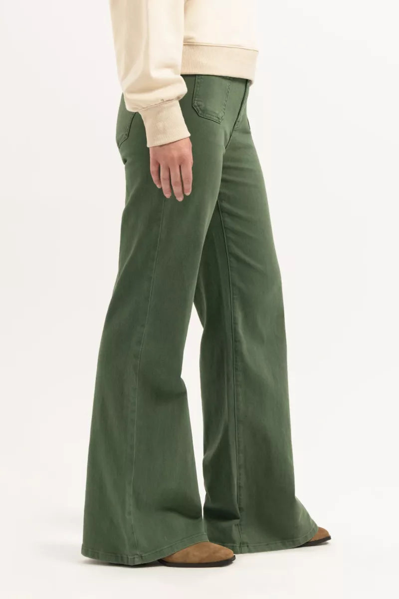 FLOREZ Ana Flared Pocket - Green