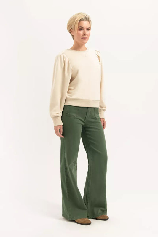 FLOREZ Ana Flared Pocket - Green