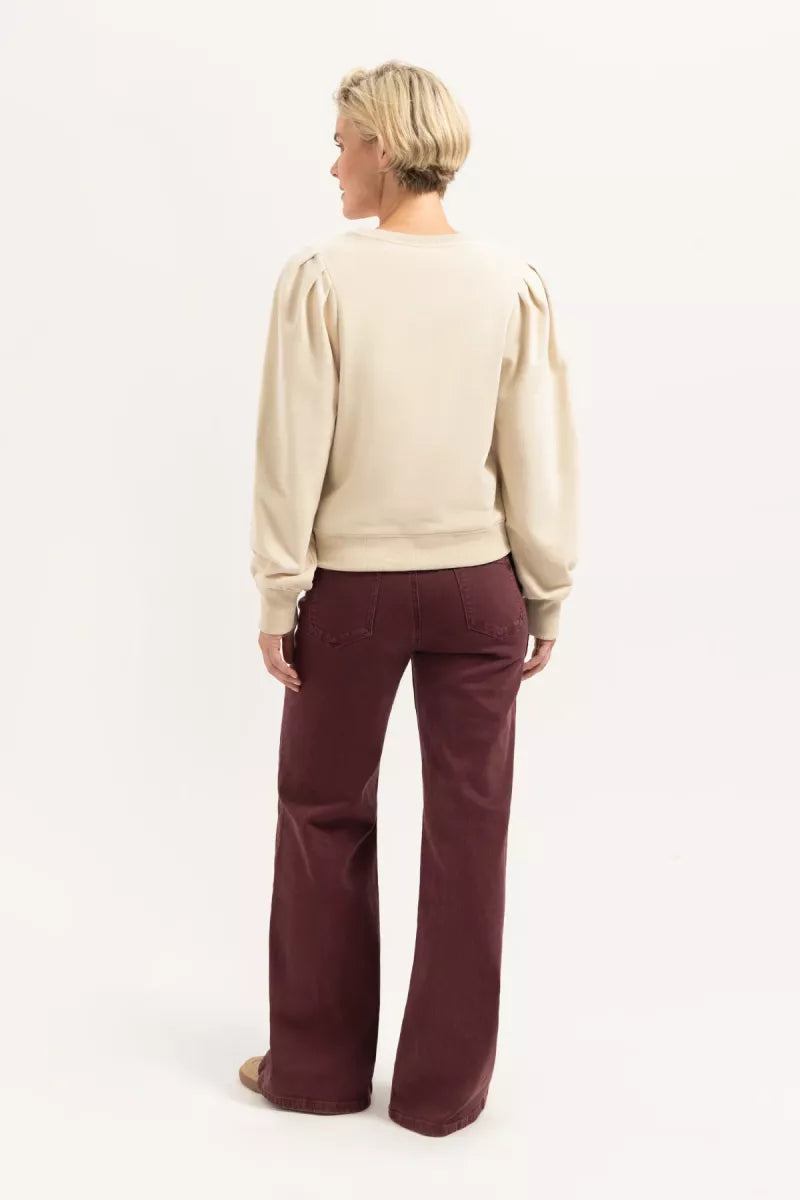 FLOREZ Ana Flared Pocket - Burgundy