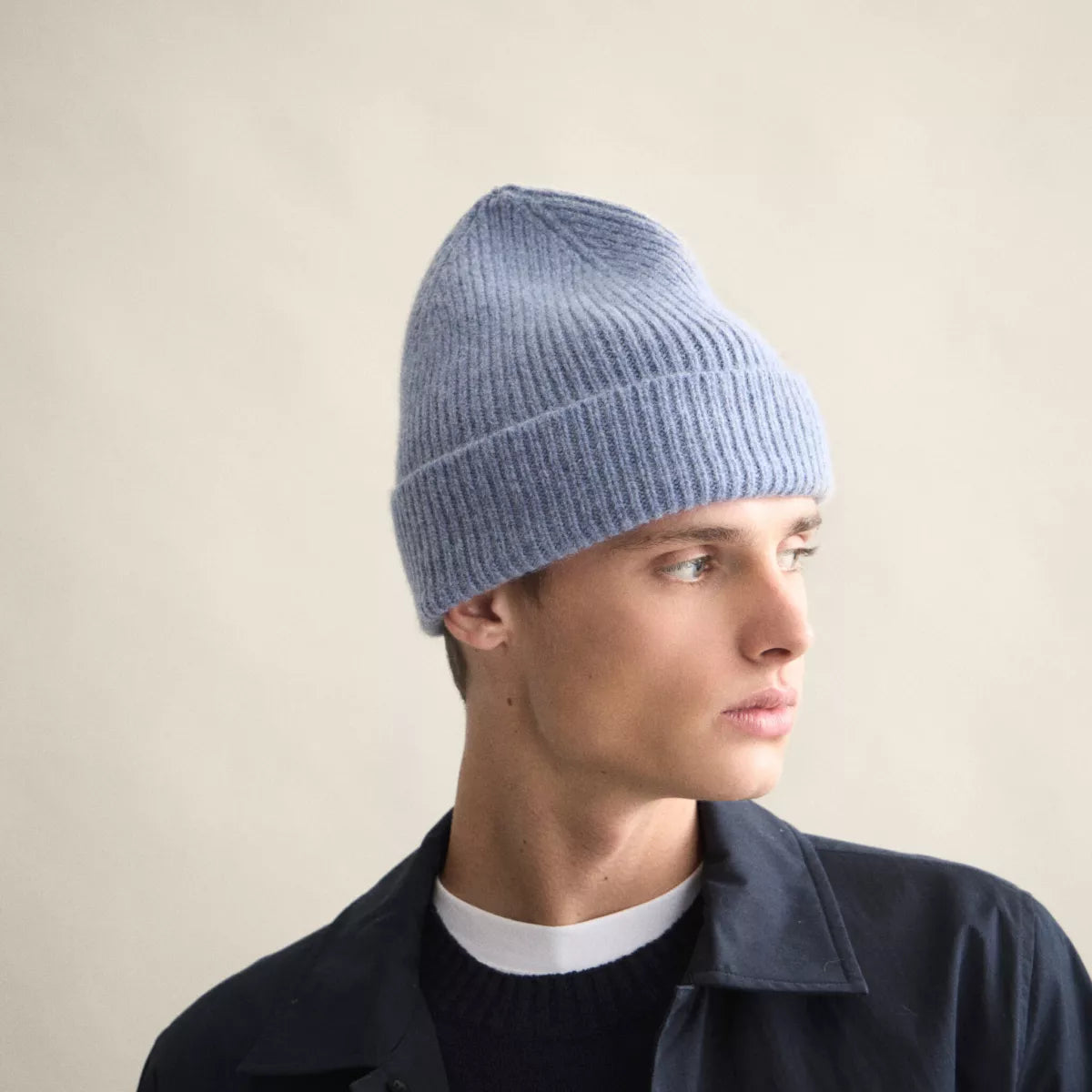 LE BONNET Beanie - Washed Denim