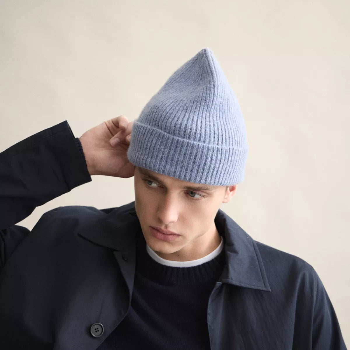 LE BONNET Beanie - Washed Denim