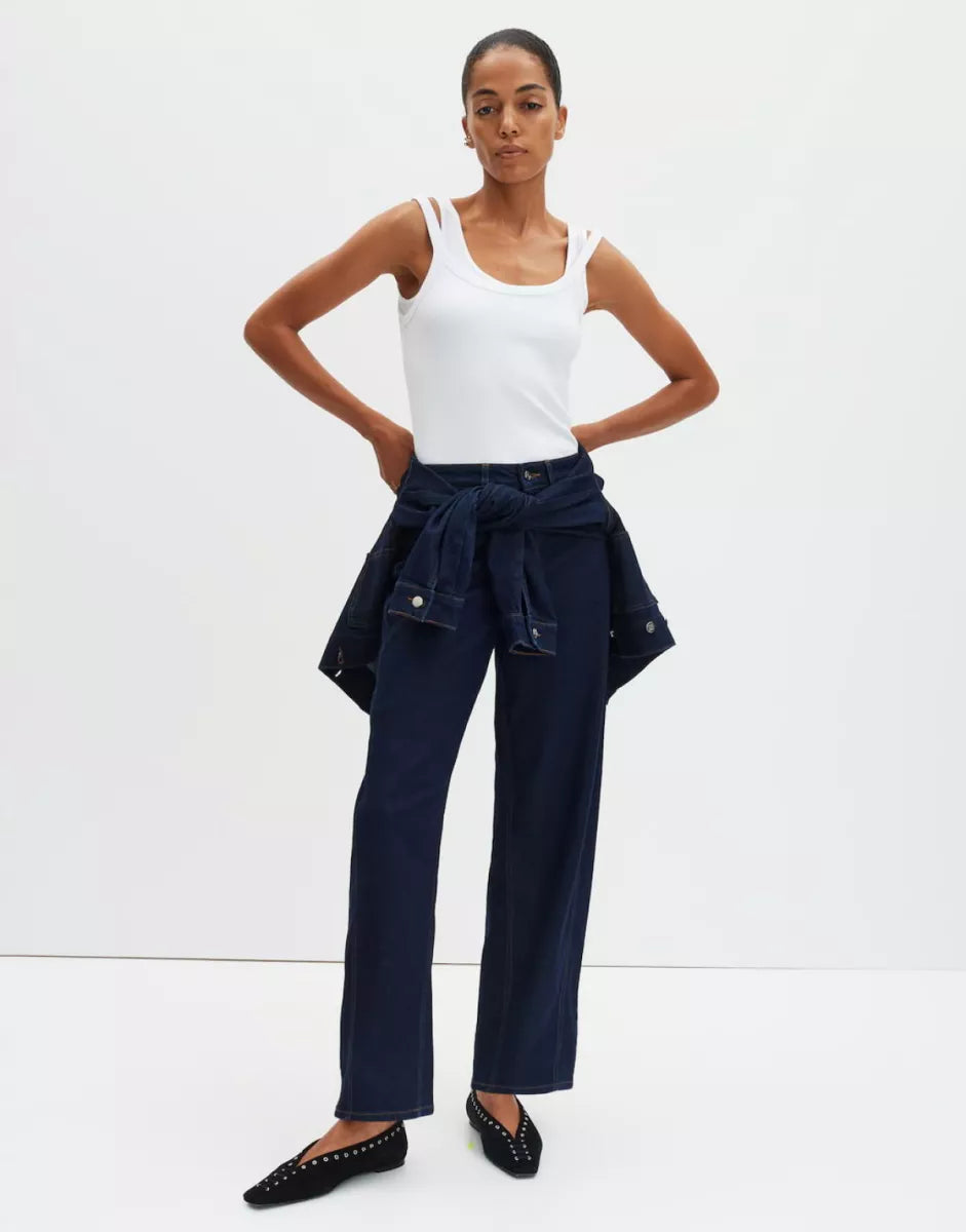 SOMEDAY Cellma Long Barrel Jeans