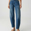 OPUS-PANTS Mari Cosmo Barrel Jeans - Dark Blue