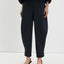 SOMEDAY Charlie Curved Pinstripe Barrel Pants