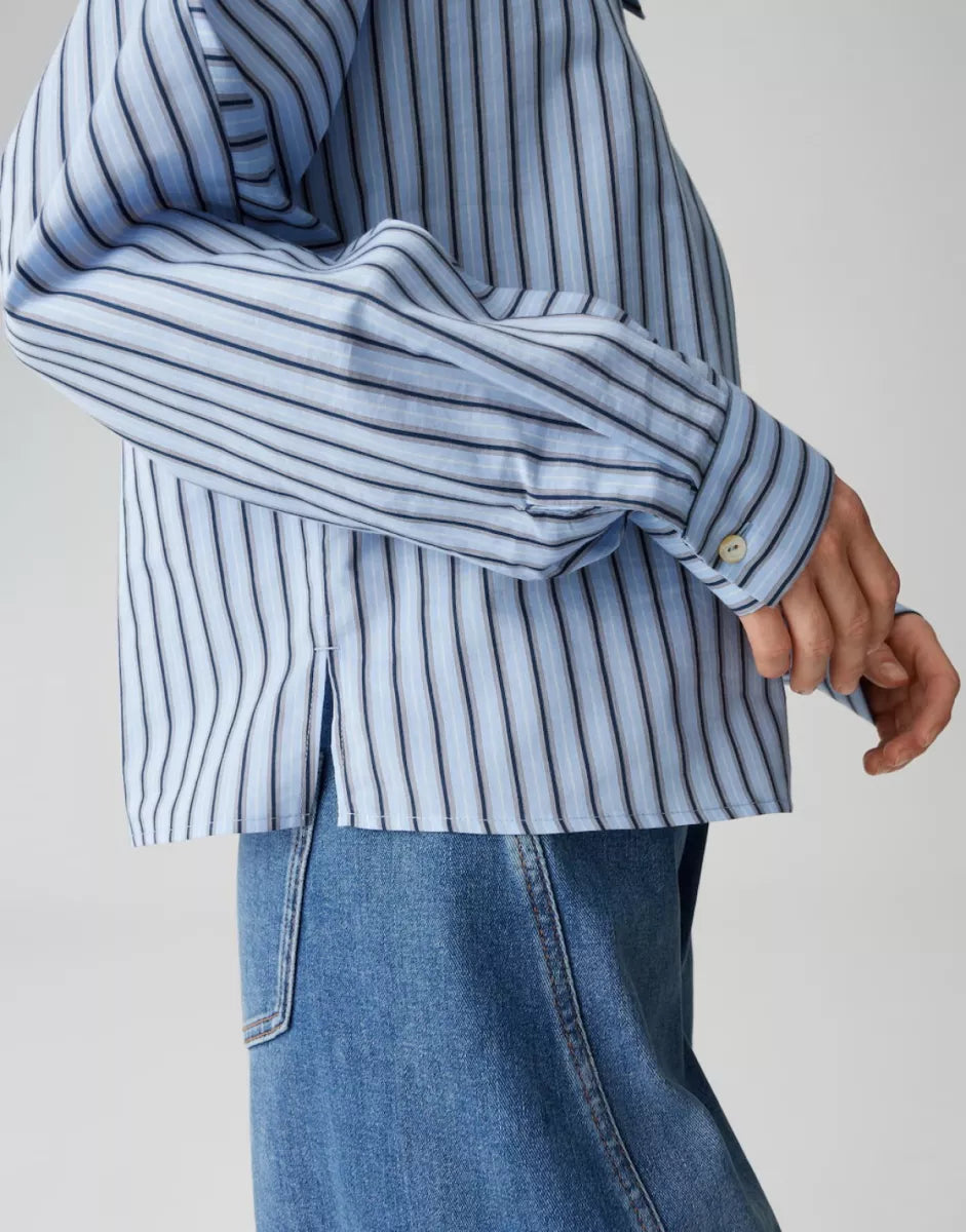 OPUS Blouse Foho - Water Blue