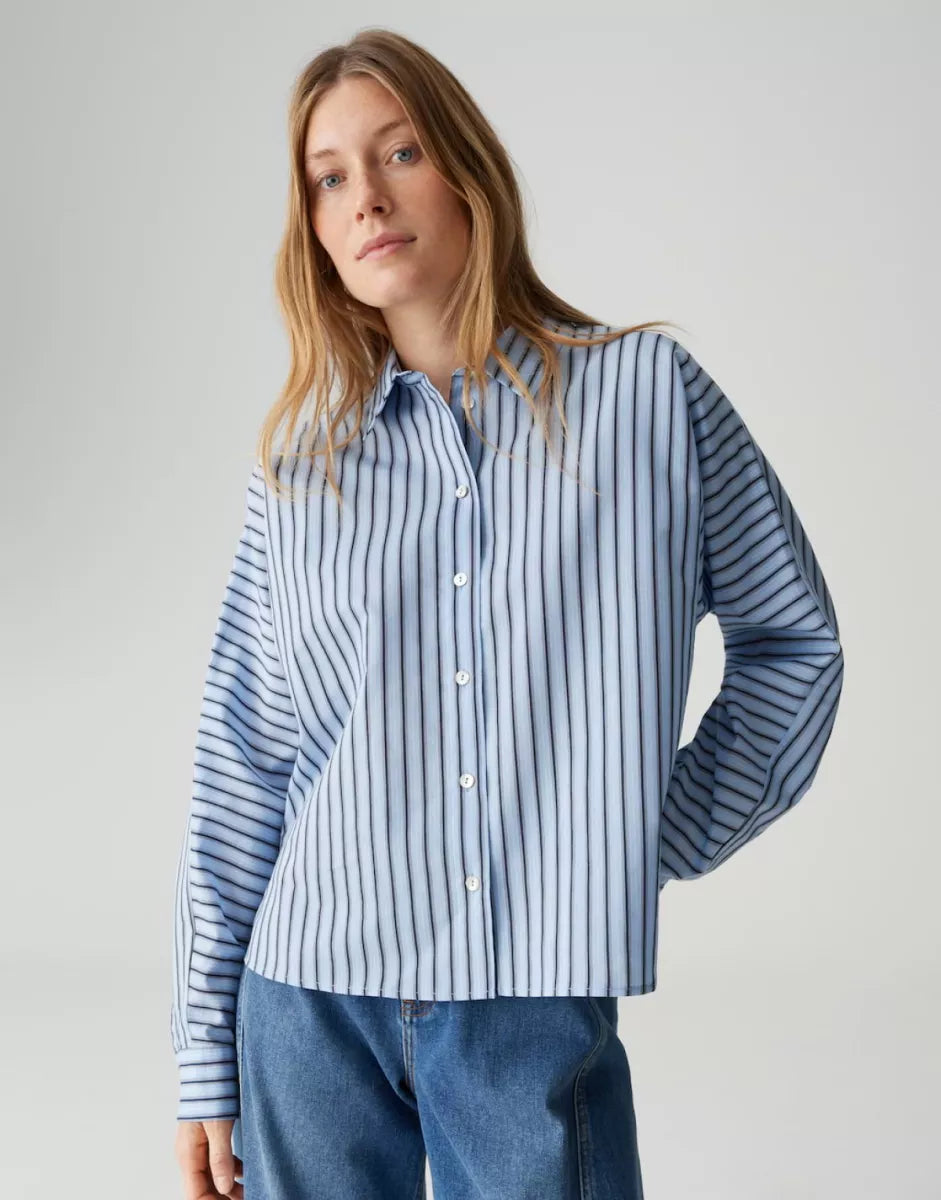 OPUS Blouse Foho - Water Blue