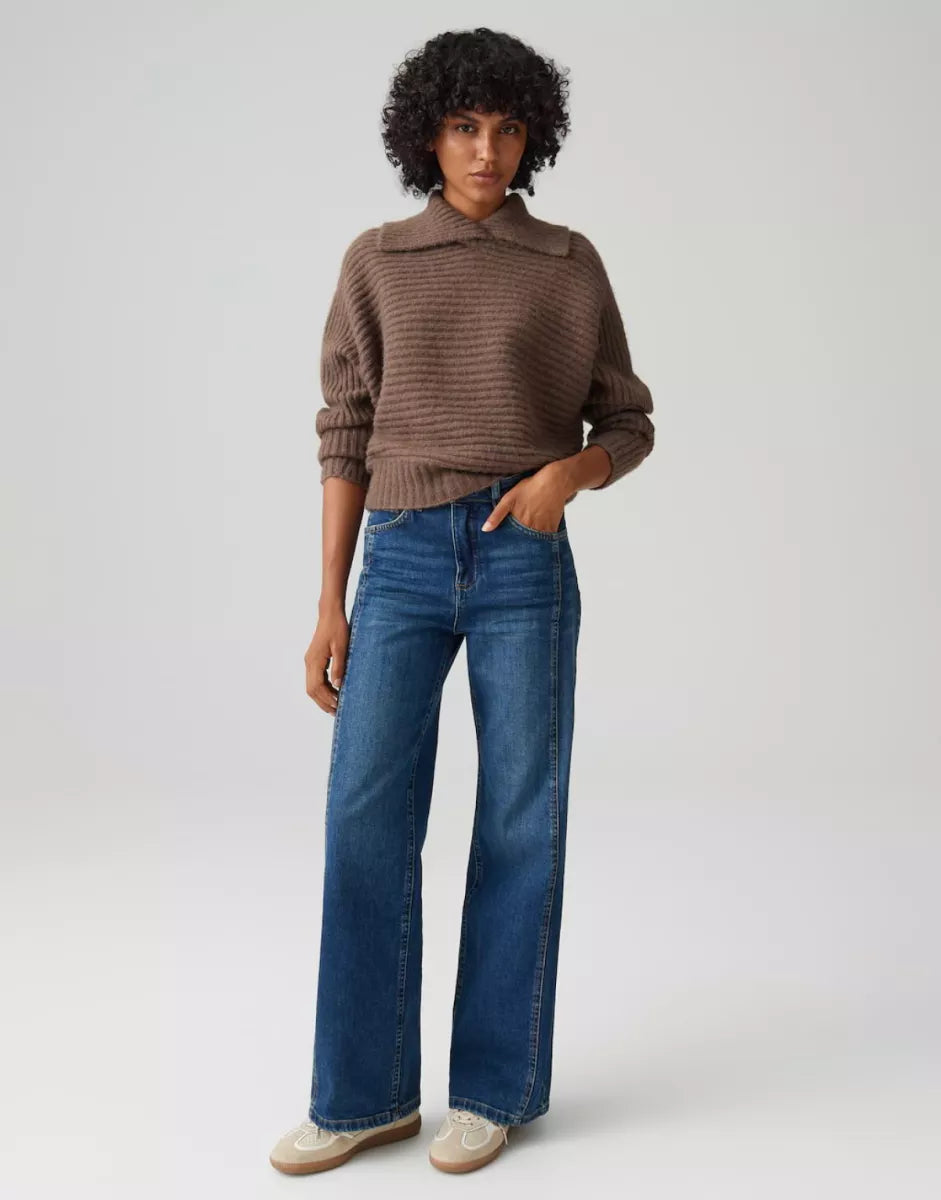 OPUS Mivy Lane Jeans - Mid Stone Blue