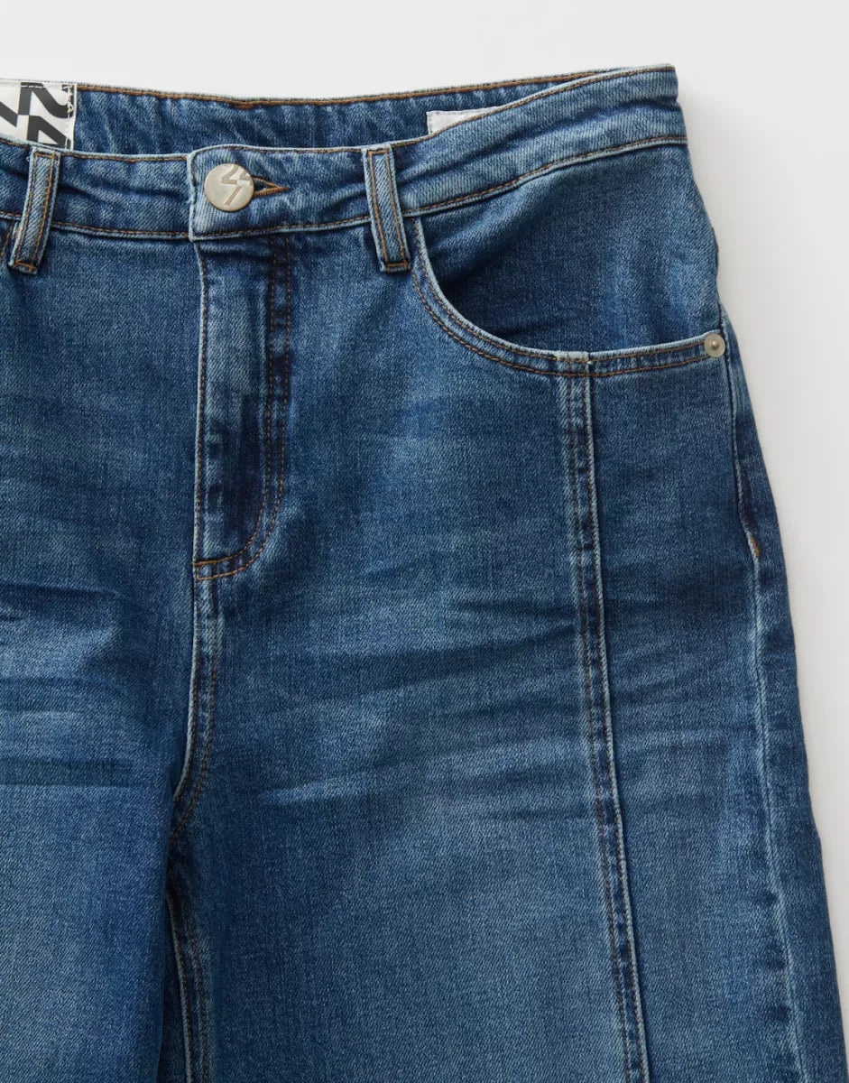 OPUS Mivy Lane Jeans - Mid Stone Blue