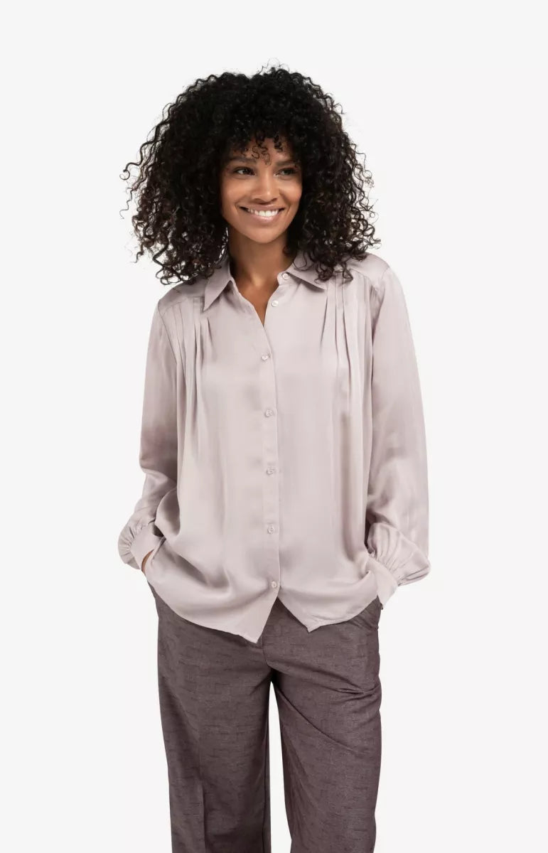 YAYA Blouse With Pleated Details