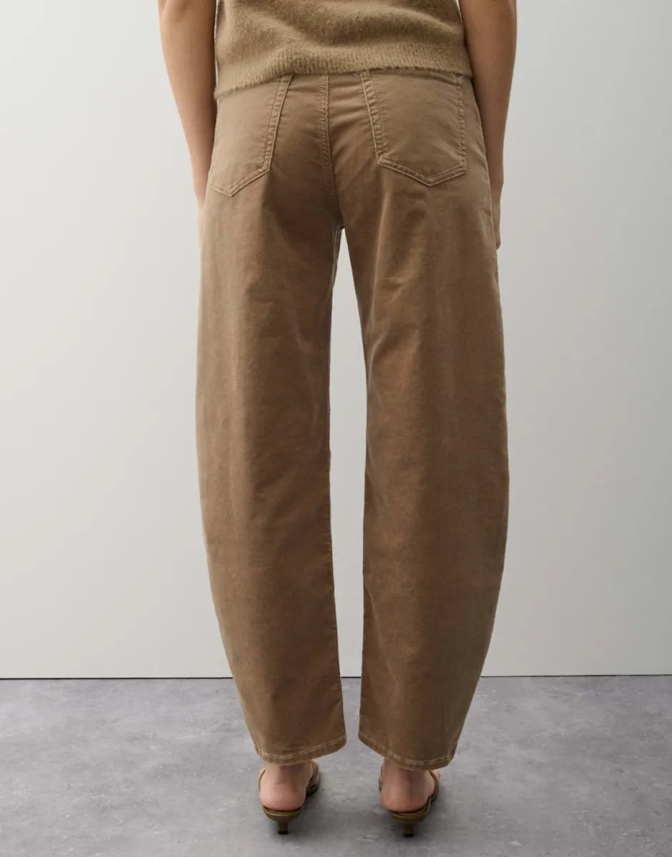OPUS-PANTS Mari Cosmo Barrel Jeans - Light Mocca