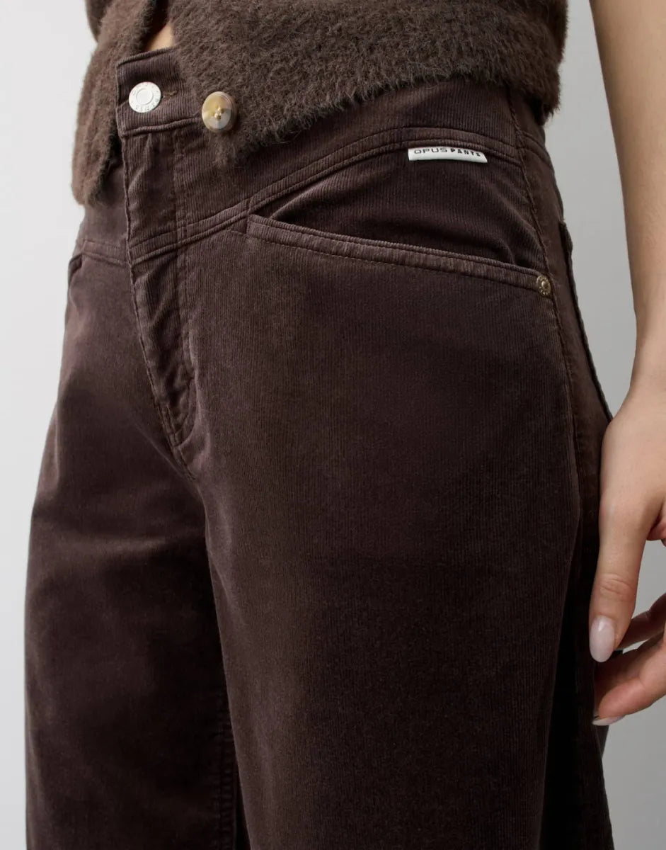 OPUS-PANTS Mari Cosmo Barrel Jeans - Affogato