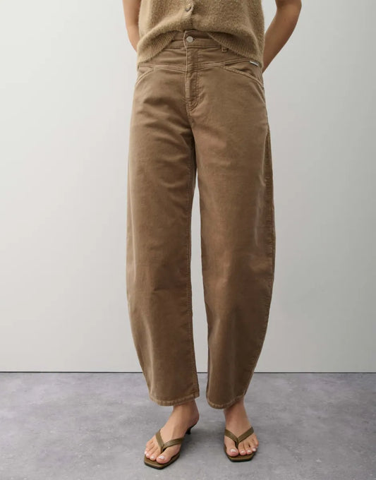 OPUS-PANTS Mari Cosmo Barrel Jeans - Light Mocca