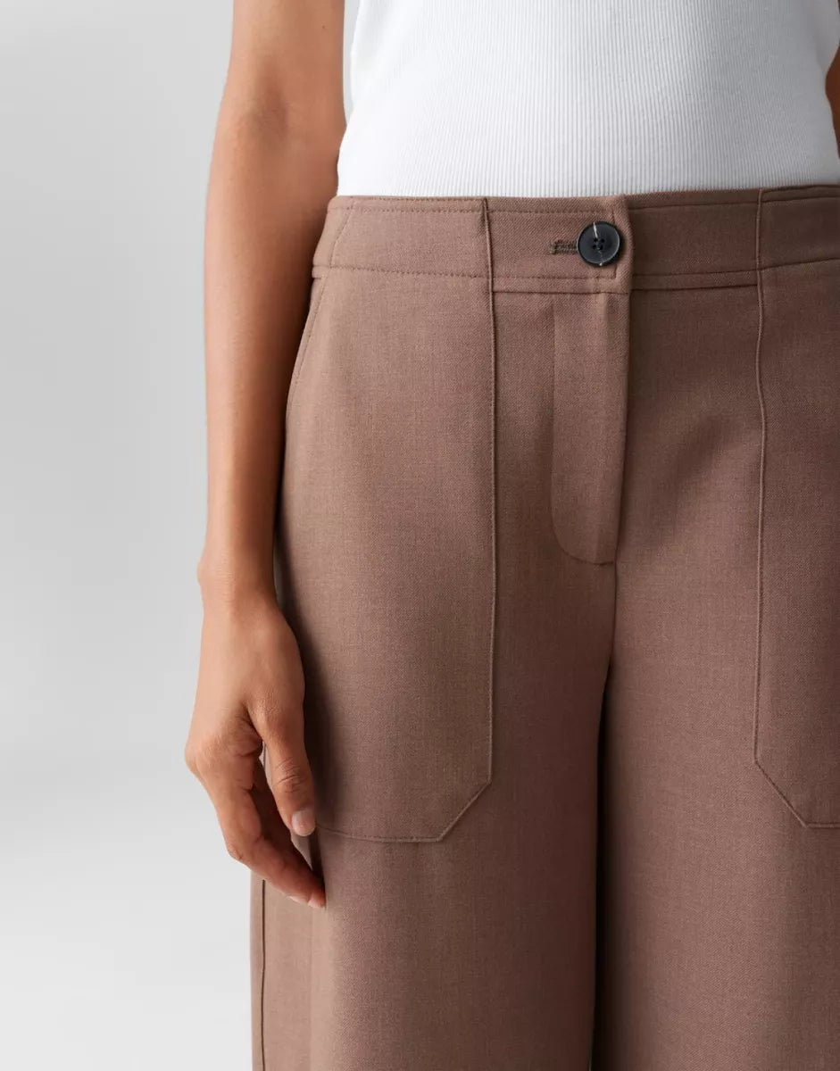 OPUS Myha Fresh Pants - Cocoa