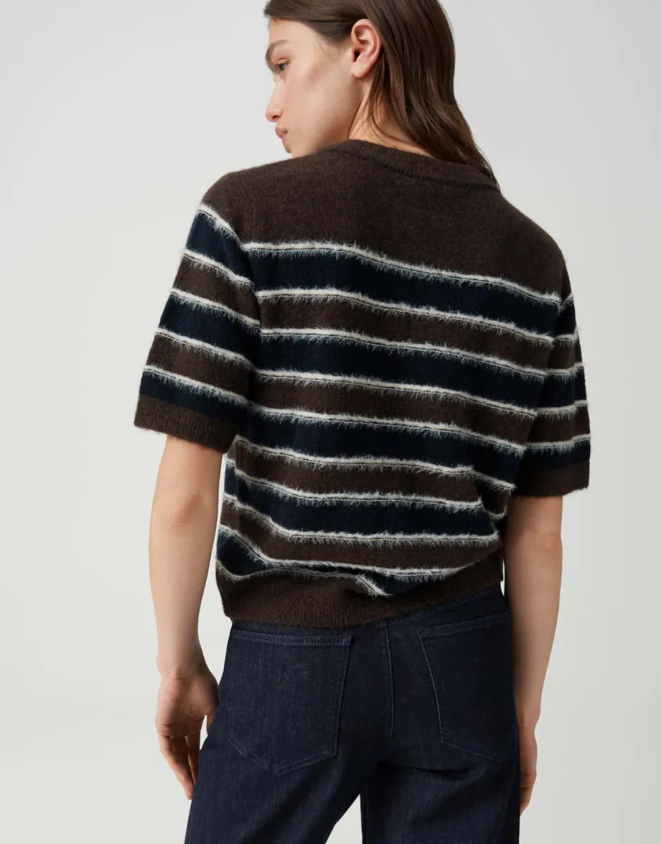 OPUS Pimota Stripe Knit - Affogato