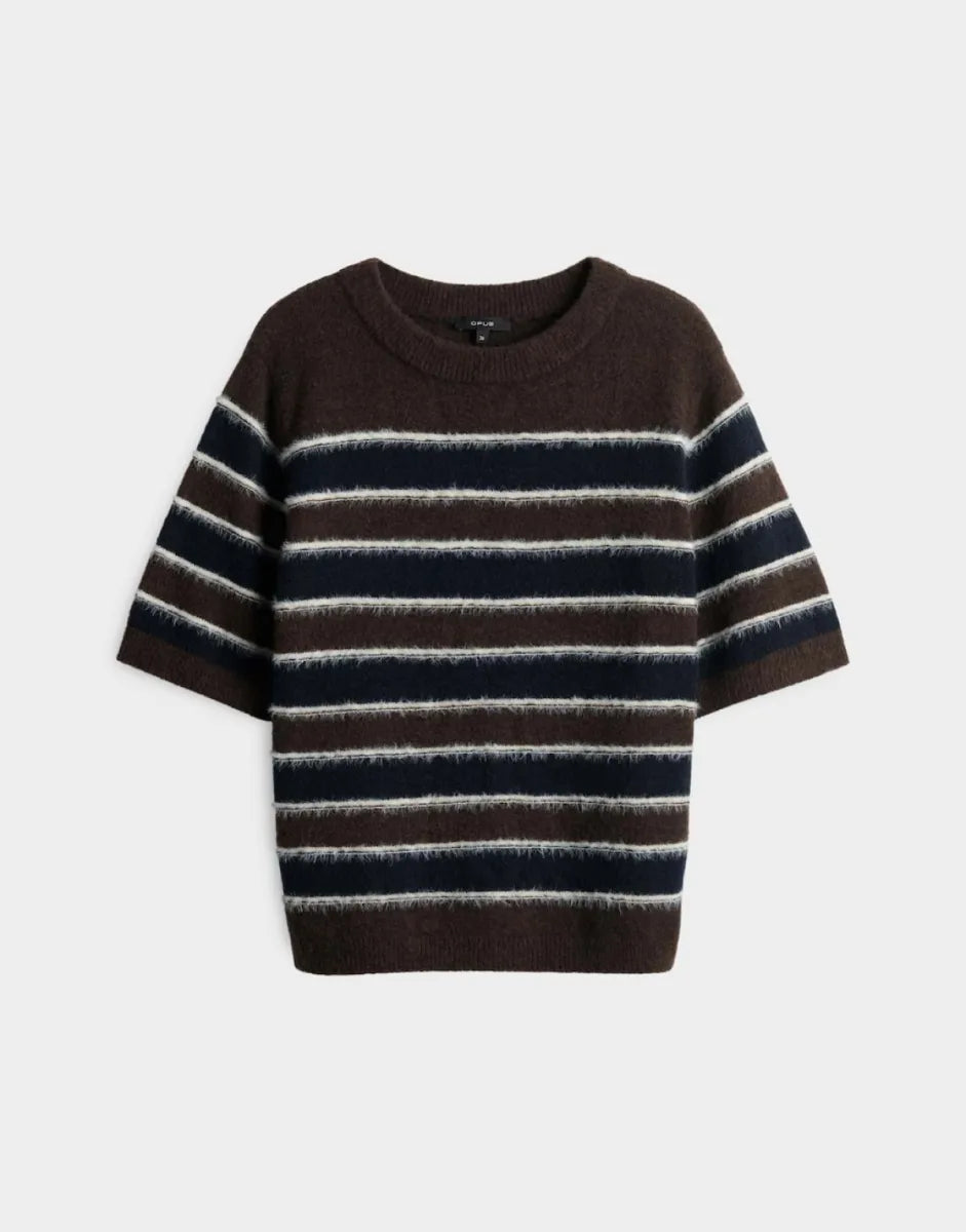 OPUS Pimota Stripe Knit - Affogato