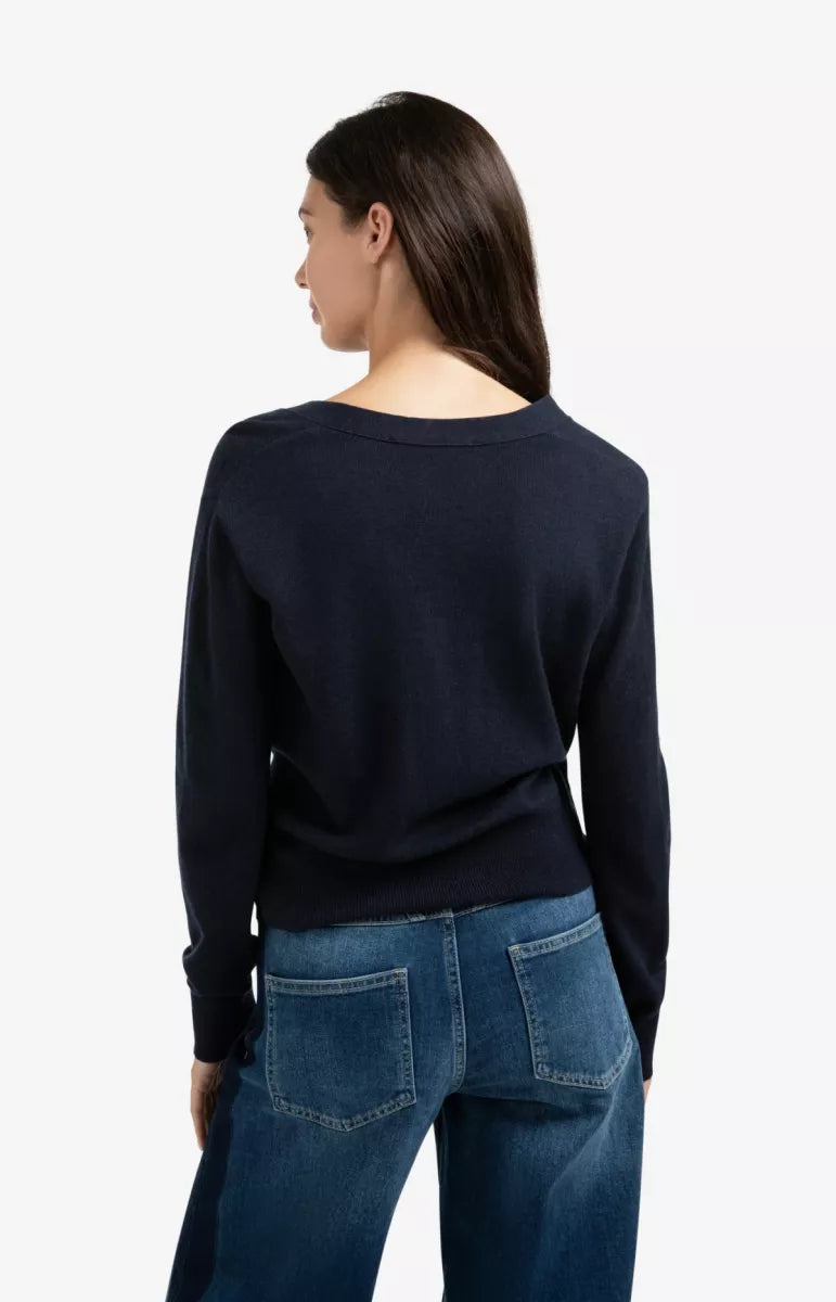 YAYA Vest Met Strikdetail