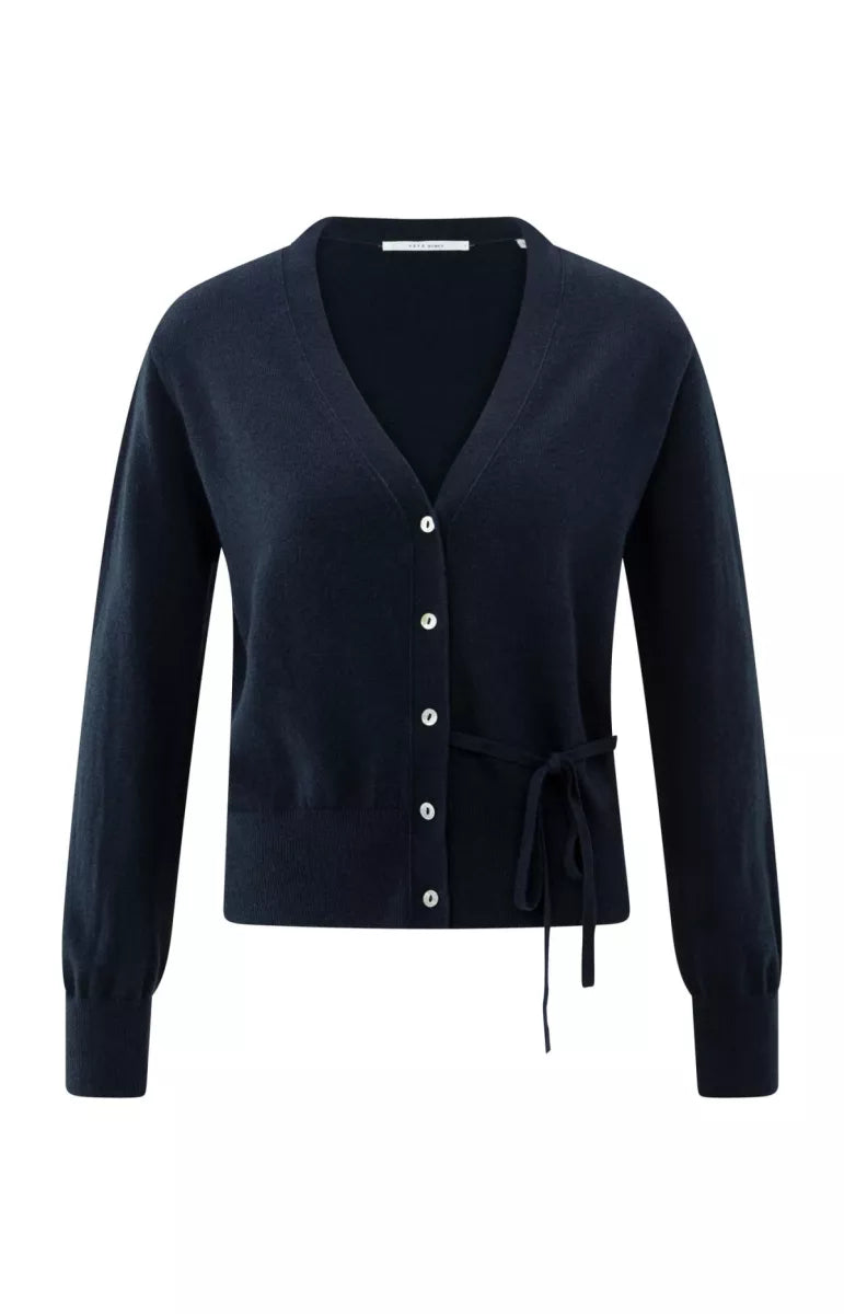YAYA Vest Met Strikdetail