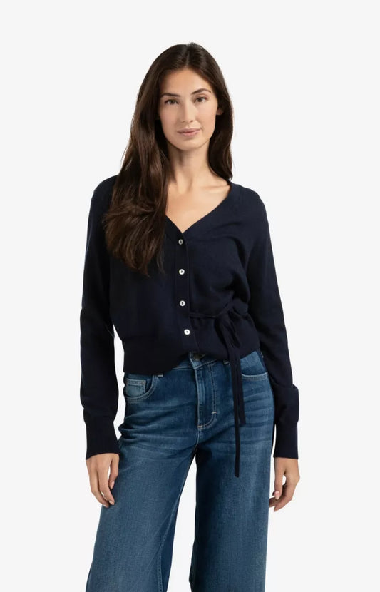 YAYA Vest Met Strikdetail