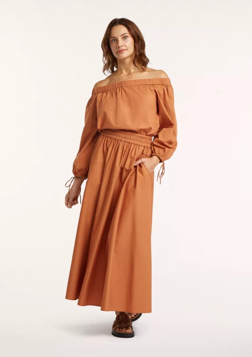 CIRCLE of TRUST Dani Skirt - Rustic Orange