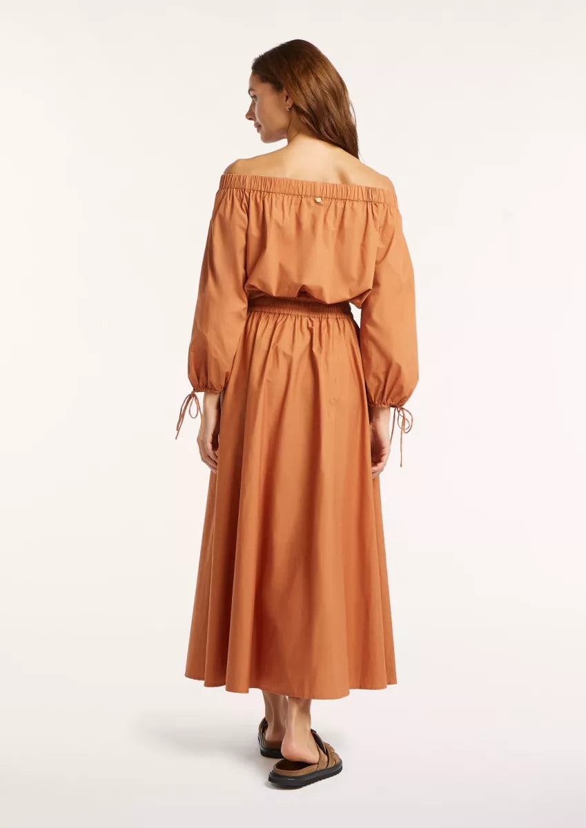 CIRCLE of TRUST Dani Skirt - Rustic Orange