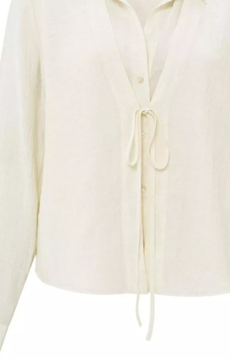 YAYA Layered Blouse - Ecru