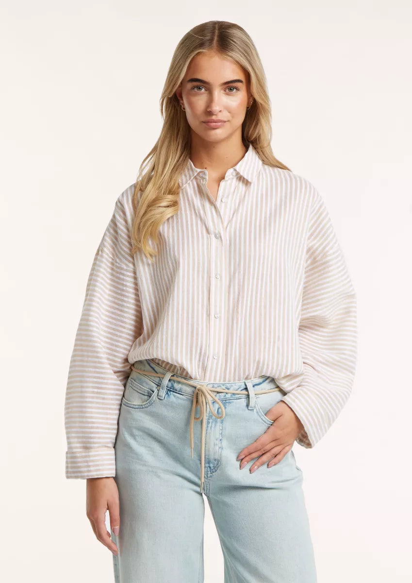 CIRCLE of TRUST Elena Blouse - Safari