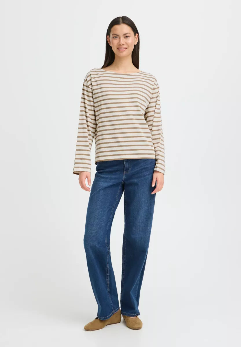 ICHI Mira Boatneck Top