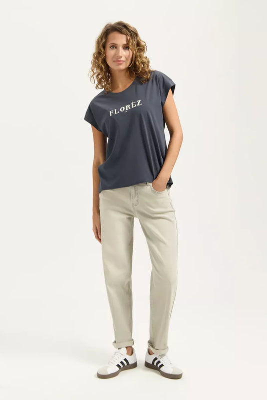 FLOREZ Fien T-Shirt - Navy Blue