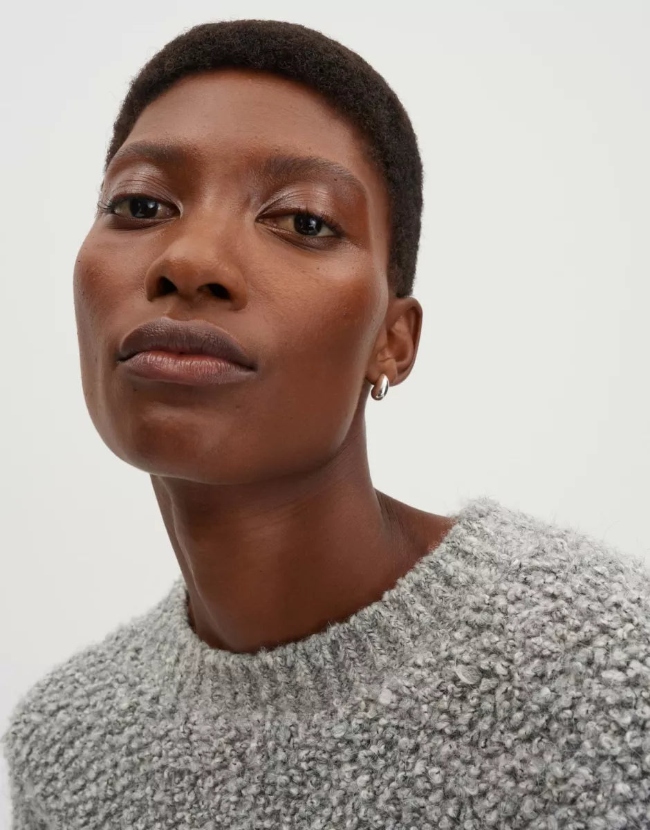 SOMEDAY Telena Knit - Hazy Fog Melange