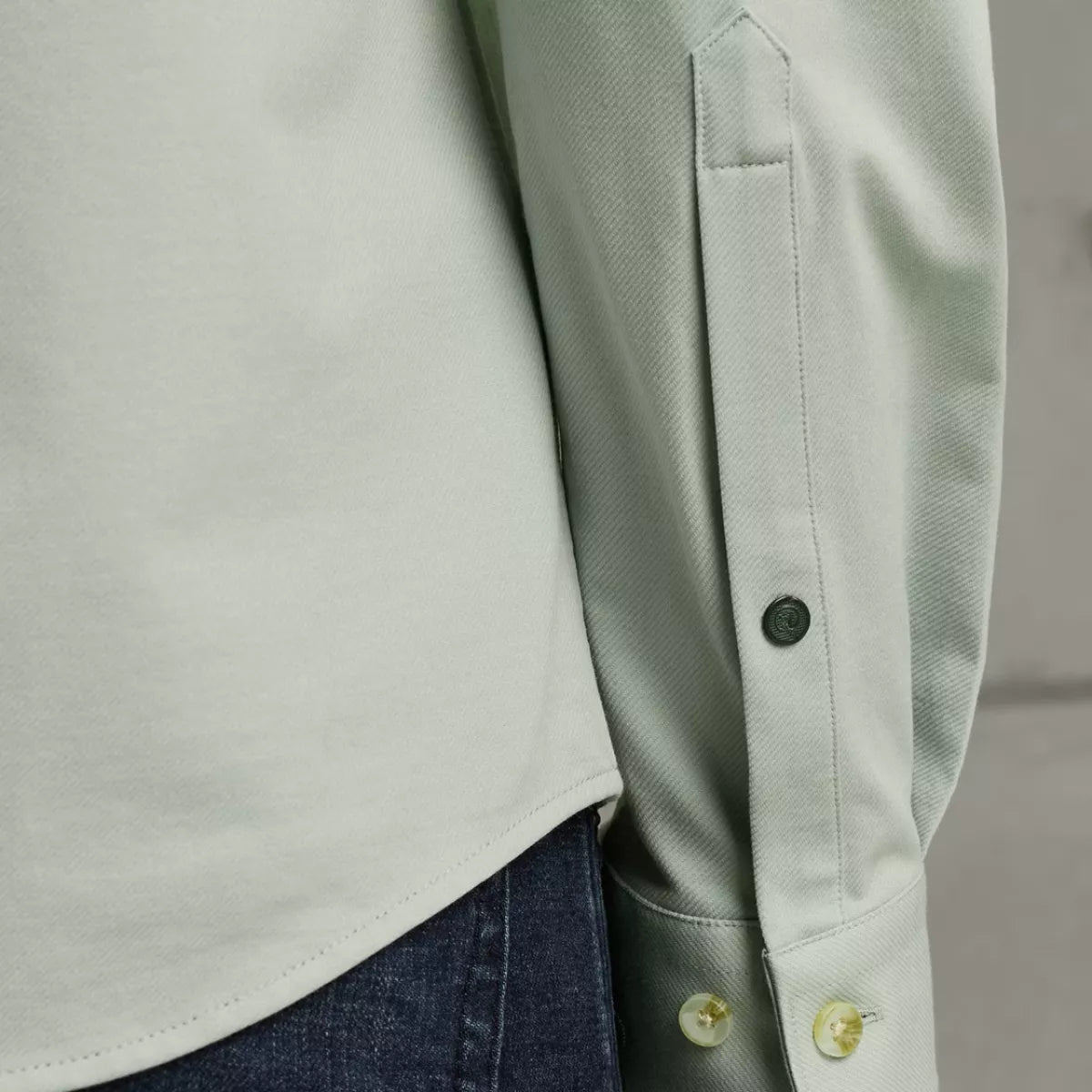 CAST IRON Long Sleeve Shirt Twill Jersey 2 t - GRIJS