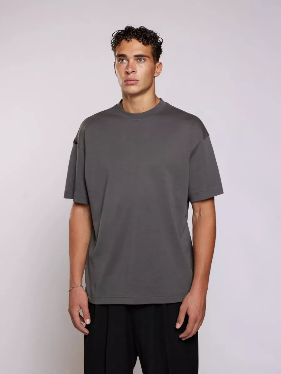 AEDEN AEDEN Noe Tee - ANTRACITE