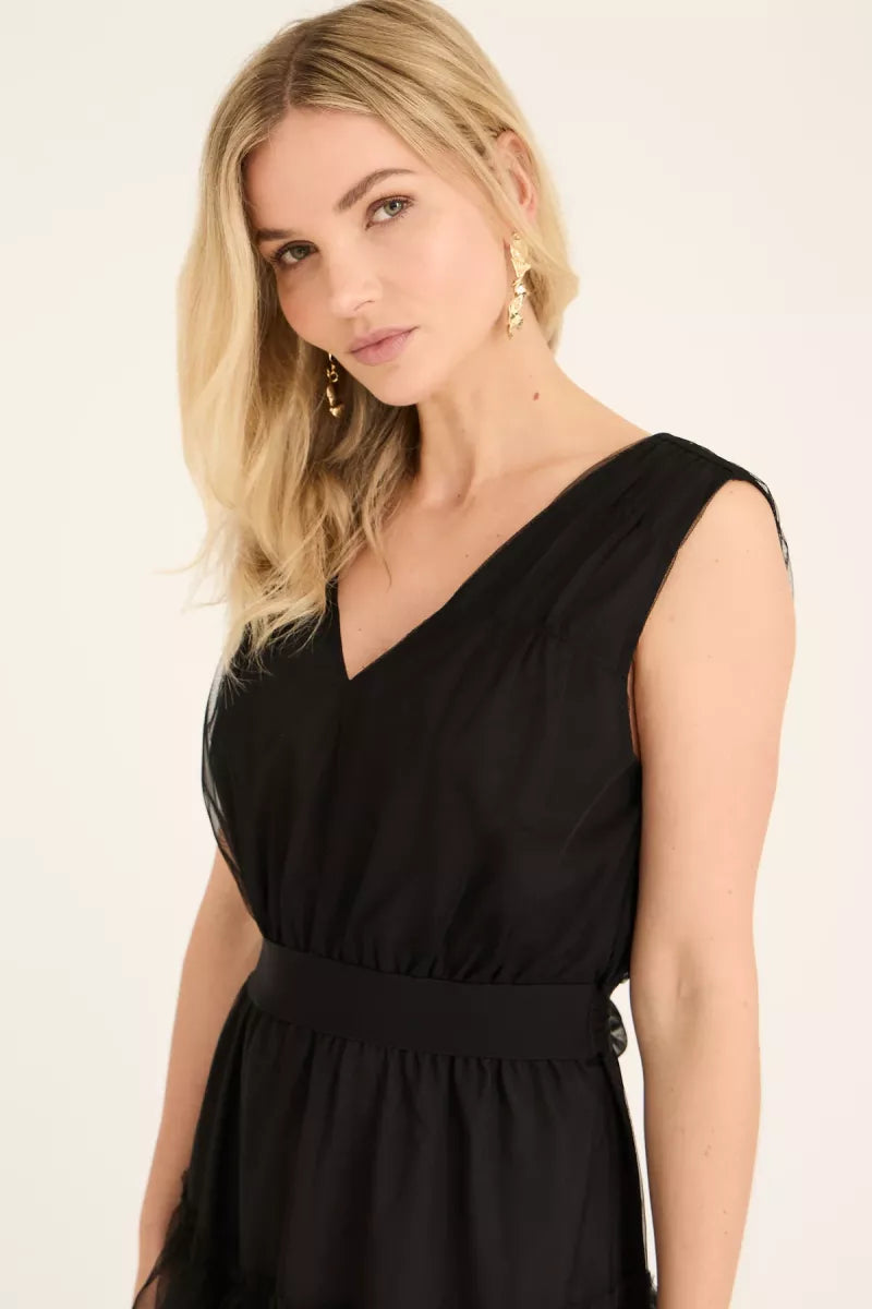 A VIEUW A VIEUW Miranda Dress - ZWART