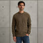 CAST IRON Mock neck soft blend - ARMY GROEN