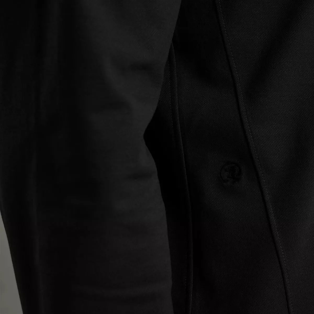 CAST IRON Long Sleeve Shirt Twill Jersey 2 t - ZWART