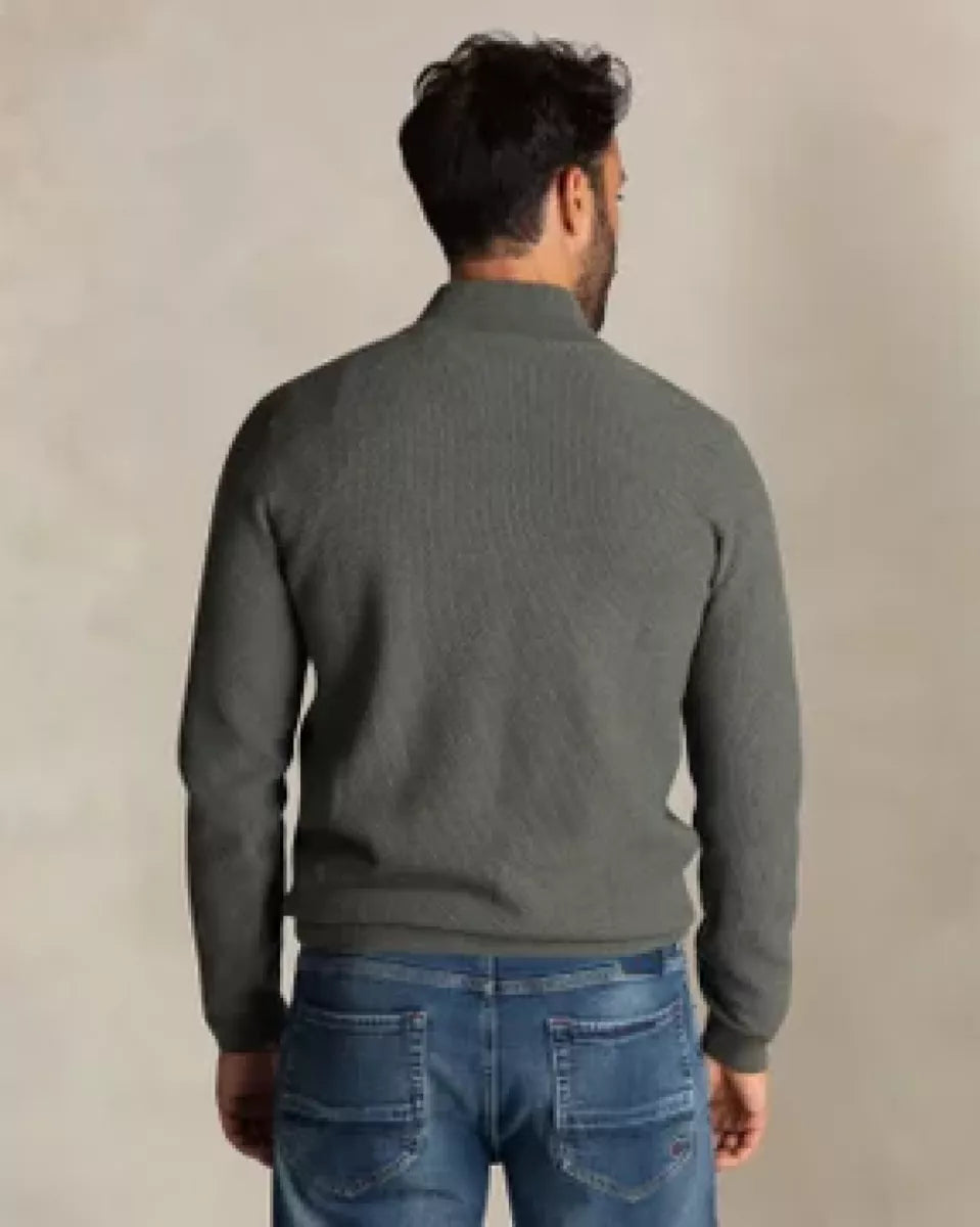 NEW ZEALAND AUCKLAND NEW ZEALAND AUCKLAND Pullover Half zip - KHAKI GROEN