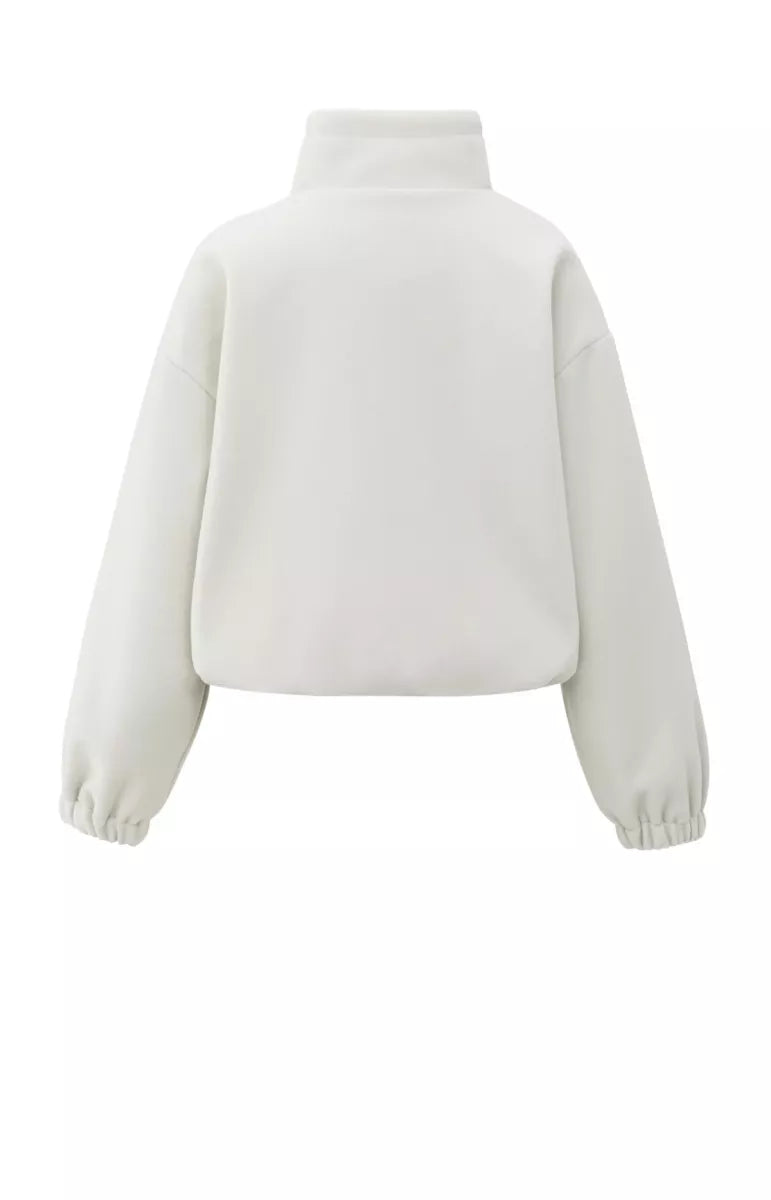 YAYA YAYA Sweatshirt with balloon sleeves - GRIJS
