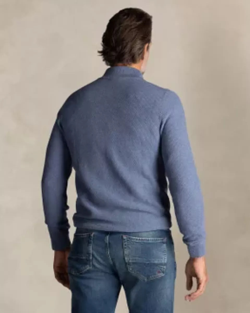 NEW ZEALAND AUCKLAND NEW ZEALAND AUCKLAND Pullover half zip - LICHT BLAUW