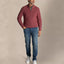 NEW ZEALAND AUCKLAND Half Zip Pullover - Cherry Red