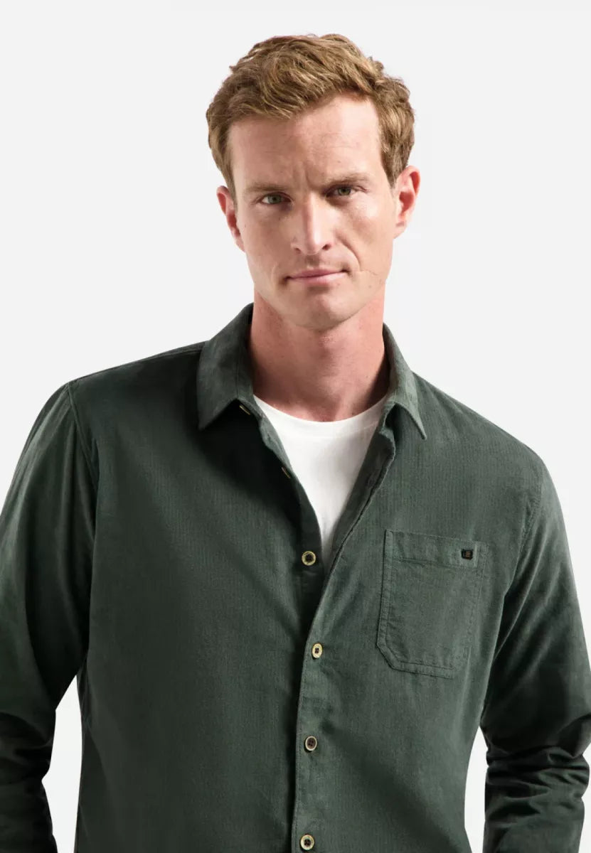 NO EXCESS Curduroy shirt - GROEN