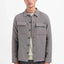 NO EXCESS Button-up overshirt - GREY