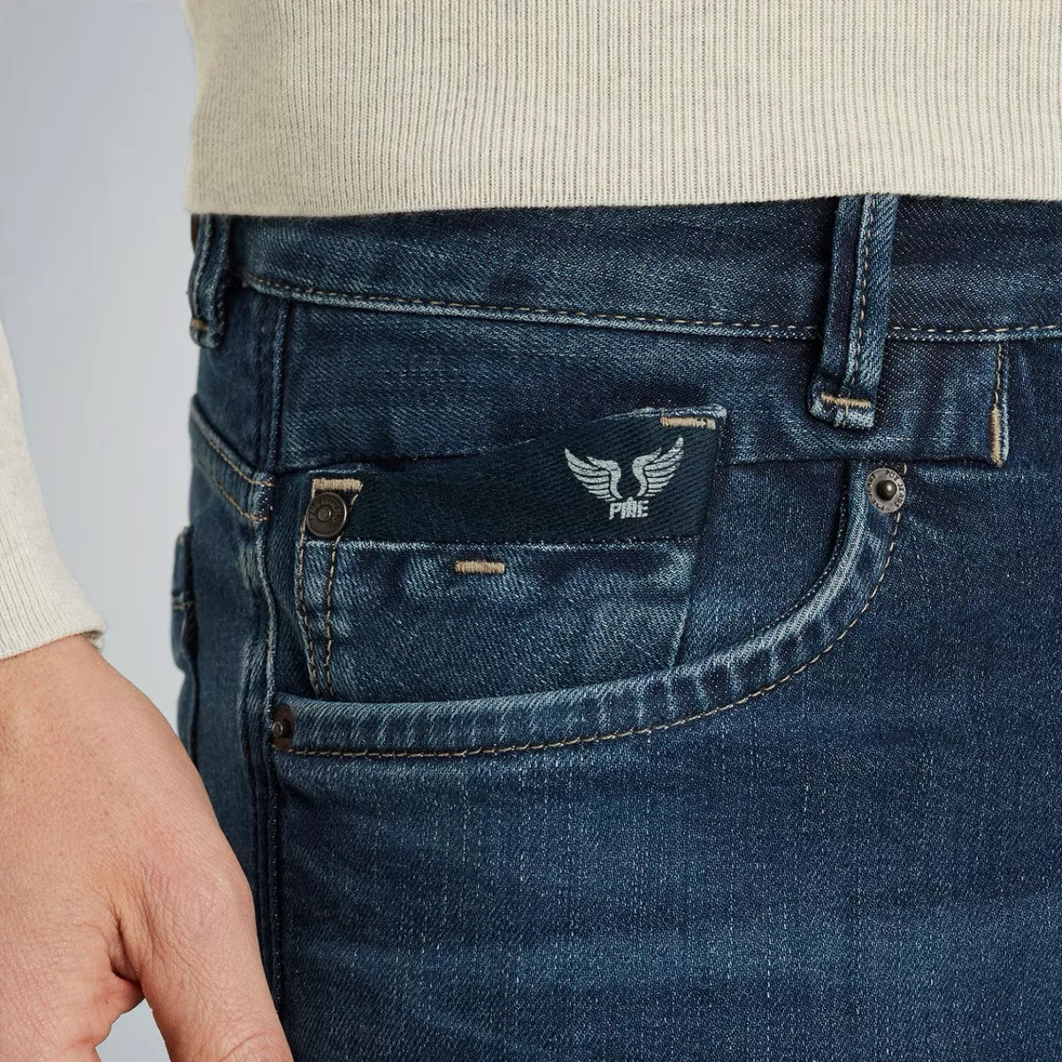 PME-LEGEND Commander 3.0 relaxed fit jeans - MID BLUE