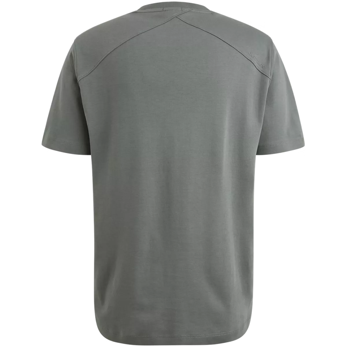 CAST IRON Short sleeve r-neck regular fit in - GRIJS