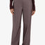YAYA YAYA Shiny woven trousers - CAMEL