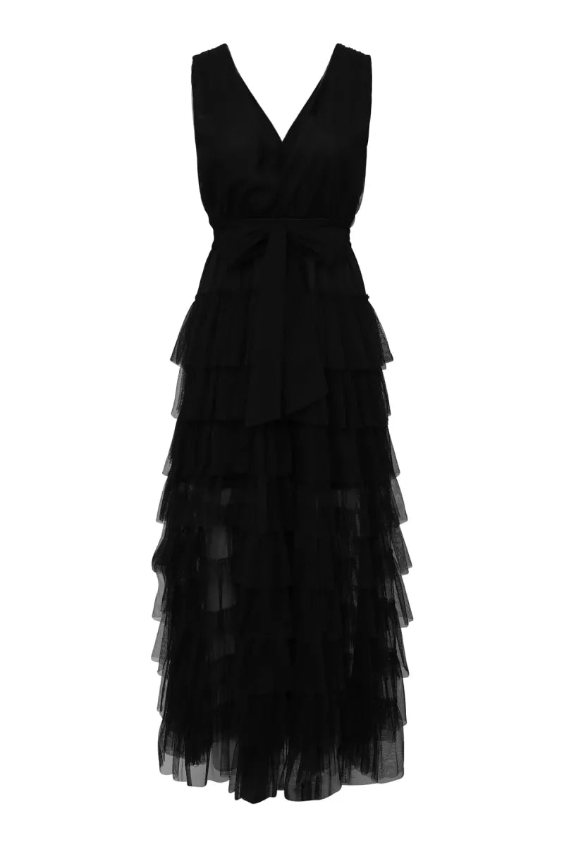 A VIEUW A VIEUW Miranda Dress - ZWART