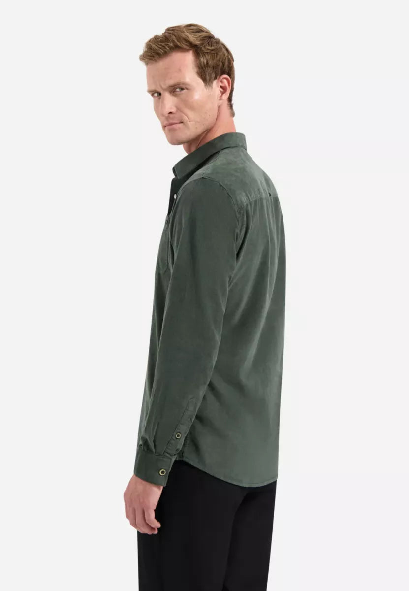 NO EXCESS Curduroy shirt - GROEN